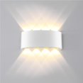 thumbnail image 4 of Aplique De Aluminio Scone Al Aire Libre Lámpara De Pared Led Jardín Pasillo Balcón Up Down Light Sweethay HA022224-00, 4 of 7