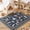 Blue, variant on Garvee 8'x10' Floral Area Rug Animal Cat Carpet, Washable Boho Rugs Non Slip Low Pile Soft Indoor Floor Mat for Living Room Bedroom Dining Room, Black