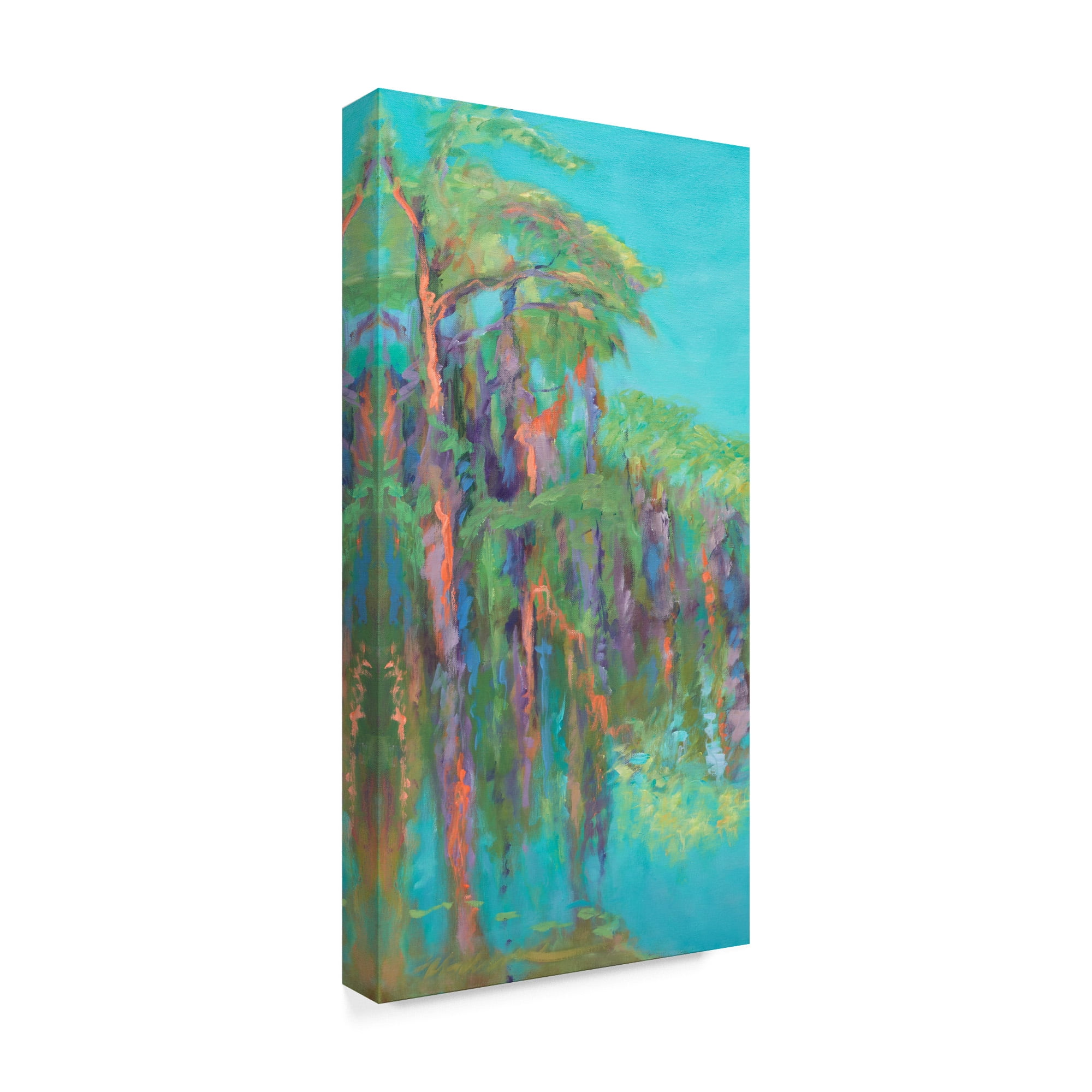 Rios de Colores I' Canvas Art by Suzanne Wilkins