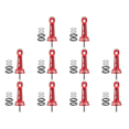thumbnail image 1 of Soporte Carrete Pesca Accesorios Portátiles Ligeros Metal () Rojo, 1 of 4