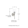 thumbnail image 5 of Capital Lighting 628511-449 Greyson 16" Tall Bathroom Sconce - Black, 5 of 7
