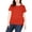 Poinciana, variant on Style & Co. Womens Plus Side Tie Crewneck T-Shirt Navy 1X