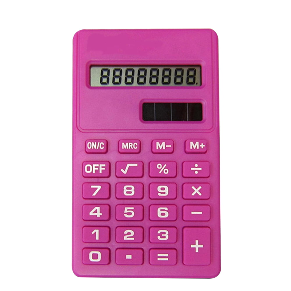Student Mini Electronic Digit Solar Calculator Simple Office School Supplies