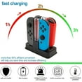 thumbnail image 3 of For HBS-115 Charging Stand Dock for 4 Switch Joy-con or 2 Switch Pro Controller, 3 of 7