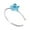 B, variant on QIQUWOHUL Nose Rings Hoops C-shaped Point Drill Nose Ring Crystal Nose Ring False Nose Nail Fake Nose Piercings