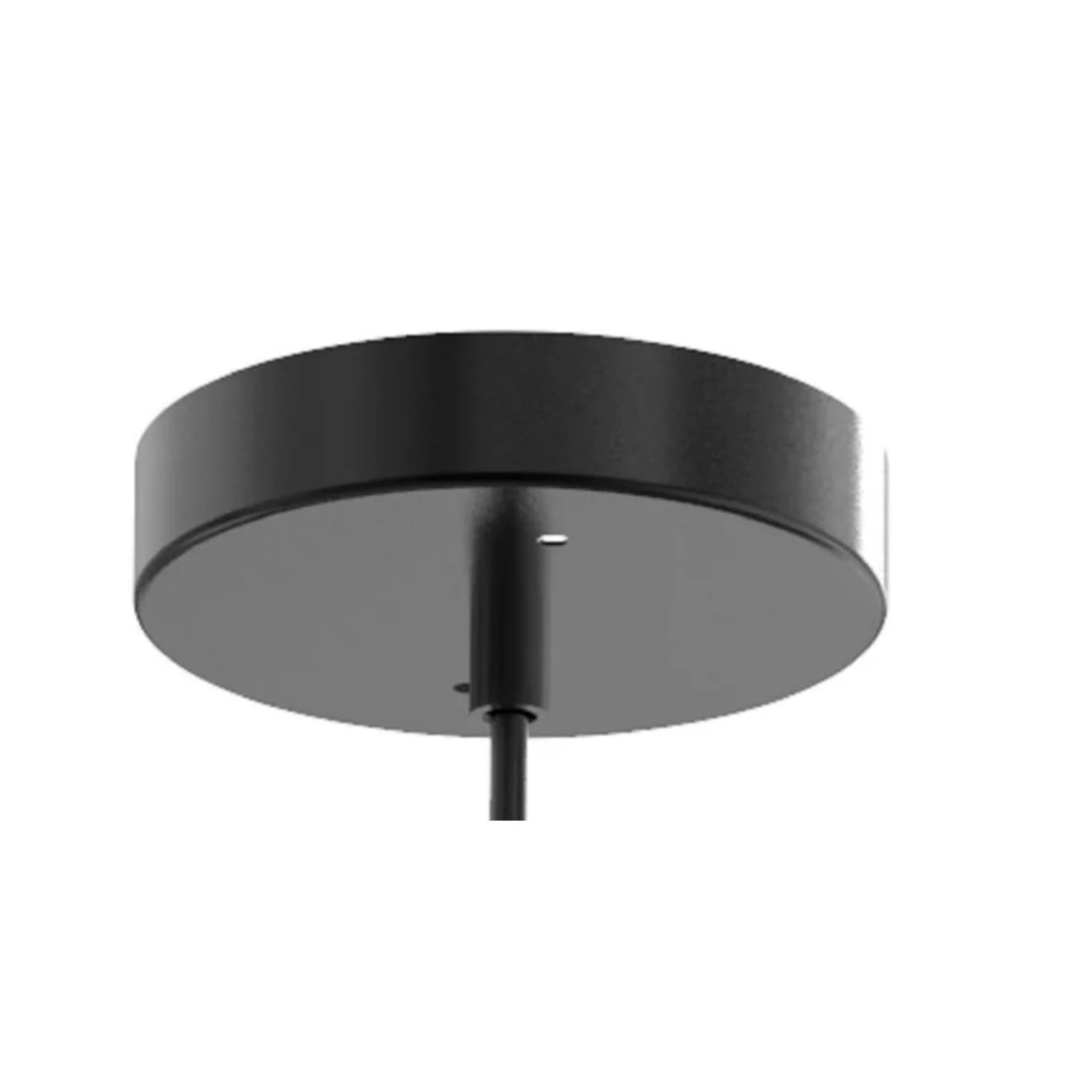 Better Homes & Gardens 59” Black Pendant Ceiling Light, Metal Base Glass Shade, LED Bulb Included CA