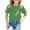 Green, variant on WMQPNNS Girls Short Sleeve Shirts Girls Casual Tops Size 10-12 Casual Soft Crew Neck Tees Fashion Blouse Bow Heart Cute Print Summer Basic Tee Tops, Size 9-10 Years, Blue