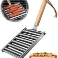 thumbnail image 3 of Fabricant Direct : Hot Dog Compact en Acier Inoxydable avec 4 Brochettes - Outil Portable pour Barbecue Extérieur/intérieur pour une Cuisson Uniforme, Résistant à la Rouille, Sûr pour Jardin, Hayons et Réunions de Famille, 3 of 6
