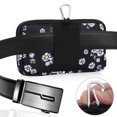 thumbnail image 2 of HAWEE Waist Fanny Packs for Women Small Outdoor Adventurer Belt Bag with Double Zipper Lock Cellphone Pockets and Hook, Daisy, 2 of 7