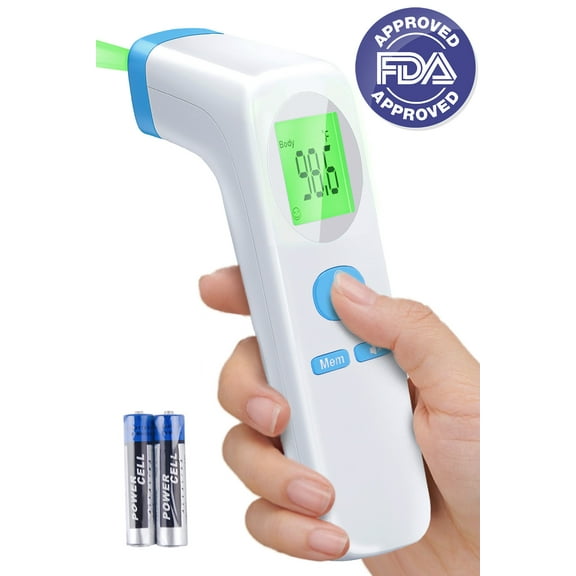 DISEN Touchless Forehead Thermometer for Adults and Kids, Digital Infrared Thermometer
