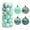 *SNew--Light Blue, variant on 24-Pack Christmas Ball Ornaments with Strings,Medium Size Baubles, Shatterproof Plastic Christmas Bulbs, Hanging Decorations for Xmas Tree, Holiday, Wedding, Party