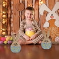 thumbnail image 5 of JHGoosa Easter Bunny Wooden Craft Ornament Desktop Decoration Wooden Rabbit Shapes Ornaments Craft Gifts Easter Table Decor, 5 of 7