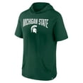 thumbnail image 2 of Men's Fanatics Green Michigan State Spartans Outline Lower Arch Hoodie T-Shirt, 2 of 3