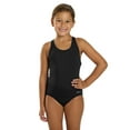thumbnail image 5 of Sporti Girls' Solid Racer Back One Piece Swimsuit, High Cut, Athletic (Toddler), 5 of 7
