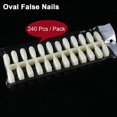 thumbnail image 2 of 240Pcs Oval False Nails Fake Nails for Salon Use DIY Nail Art, 2 of 4
