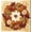 Wreath, variant on DIY Autumn Pearl Diamond Painting Art Kit with Frame, Animal Pearl Beads Art Craft for Adults Beginner Fall Diamond Pearl Art Kits Holiday Home Wall Decor 12x12 Inch,Pumpkin