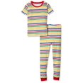 thumbnail image 2 of The Children s Place Pyjama Bébé Garçons Deux Pièces, Blanc, 2T, 2 of 2