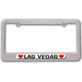 thumbnail image 1 of Las Vegas Love with Hearts License Plate Tag Frame, Multiple Colors, 1 of 1