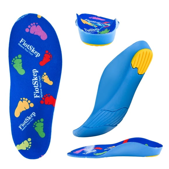 Plantillas ortopédicas para niños FiotSkep con soporte de arco y almohadilla de gel