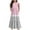 Girls Dresses Purple, variant on Girls Summer Maxi Dresses with Pockets 2025 Size 6-12 Kids Trendy Ruffle Short Sleeve Crewneck Color-Block Loungewear Long Dress