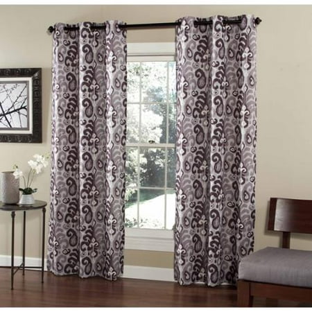 m.style Batik 84inch Curtain Grommet Panel Pair  Walmart.com