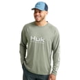 thumbnail image 1 of Camisa de pesca HUK Pursuit con ventilación de manga larga UPF 30 para hombre, 1 of 7
