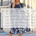 thumbnail image 7 of qafoshin Casual Dresses for Women Printed A-lined Midi Dress Crew Neck Long Sleeve Dress with Pocket, 7 of 7
