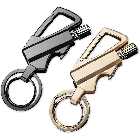 Permanent Match Infinity Lighter, Keychain Lighter Match Strike, Waterproof Windproof Reusable Matchstick Fire Starter for Camping, Hiking, Survival, Outdoor Use