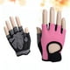 thumbnail image 3 of GOOHOCHY Mujeres Moda Entrenamiento de fuerza Guantes de medio dedo Guantes protectores de palma Equipamiento deportivo Guantes para levantamiento de pesas Entrenamiento con mancuernas (Rosa, Talla S), 3 of 7