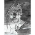 thumbnail image 3 of Hristova, Albena 15x18 Black Modern Framed Museum Art Print Titled - Moonlight BW, 3 of 5