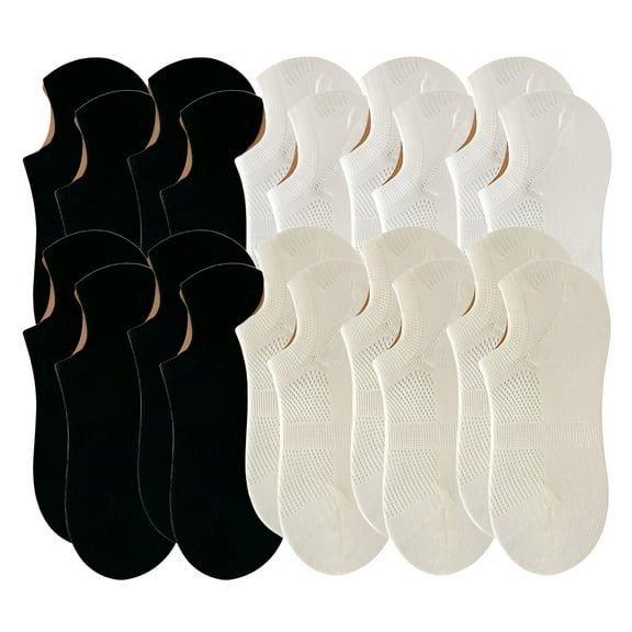 TELOLY 10Pairs Ankle Socks for Women,Women'S Socks Size 9-11,100%Cotton Womens Running Socks