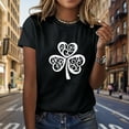 thumbnail image 3 of Aayomet St Patrick's Day Gym Tops For Women Womens Cap Sleeve Blouses T-Shirt Casual Loose Fit Basic Shirts Tank Tops,Black L, 3 of 4