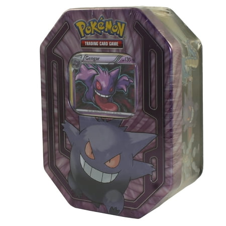 Pokemon Trading Card Game - Champions Collectible Tin - GENGAR (3 packs & 1 special (Gengar Pokemon Go Best Moves)