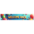 thumbnail image 2 of LUUFILx Welcome Back Banner Colorful School Decor Party Supplies Festive Event Poster Background Photography Props Classroom Decorations Home Celebrations, 2 of 8