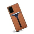 thumbnail image 3 of Allytech Samsung Galaxy Note 20 Ultra Back Cover, Slim Fit Shockproof Credit Card Holder Protection Bumper Anti-scratch Wallet Case Cover for Samsung Galaxy Note 20 Ultra 6.9", Brown, 3 of 6