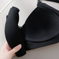 thumbnail image 5 of Ashirexll Bras for Women No Underwire, Comfortable Bras for Women, Plus Size Solid Color Adjustable Spaghetti Strap Wireless Bra Black XXL, 5 of 7