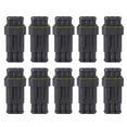 thumbnail image 2 of Conector eléctrico hembra impermeable NikouMX 10 juegos de Conector eléctrico macho 3 pines, 2 of 8