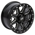 thumbnail image 2 of (4 pack) 4/137 Tusk Uinta Beadlock Wheel 15x7 4.0 + 3.0 Milled/Black for Can-Am Outlander 650 Efi Xt 2009-2022, 2 of 6