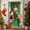 J, variant on Upgraded Christmas Door Curtain Ensigns Outdoor Photo Christmas Day Party Elves Celebration Decoration Background Hanging Decoration Hanging Fabric I