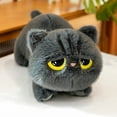 thumbnail image 2 of Wizlet 25.6 in Cute Grey Cat Plush Pillow, Kawaii Plushies Grey Cat Stuffed Animals, Squishy Plushies, Cuddle Plush Pillow for Kids & Girls Gray, 2 of 7