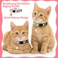 thumbnail image 5 of shuaien 10 Pack Cotton Breakaway Cat Collar with Bell, Flower Pet Kitten Collar, Safety Soft Adjustable Kitten Collars Cute Cat Collars Small Kitten Collar Accessories for Girl Cats Boy Cats, 5 of 7