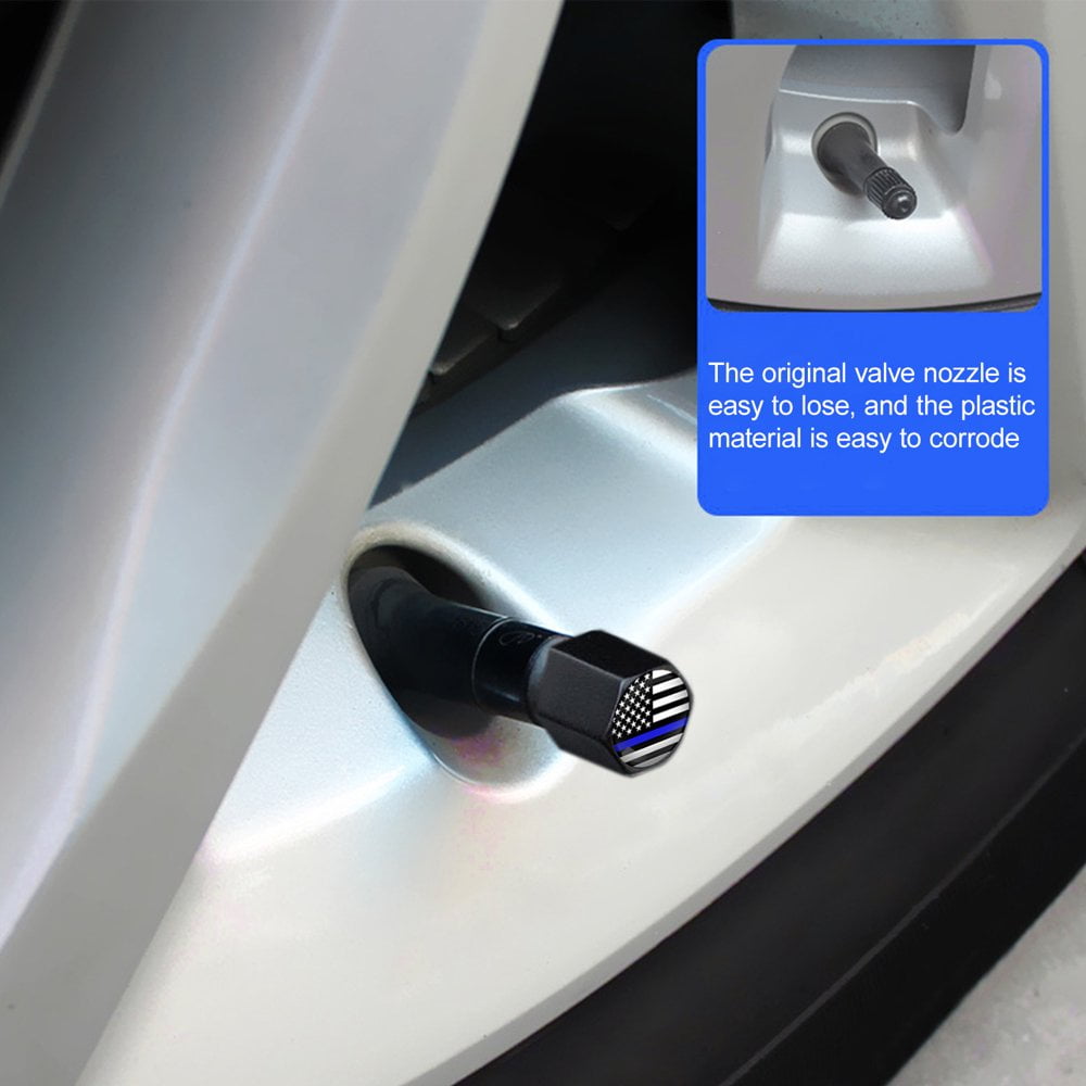 Fiat Lot De 4 Bouchons De Valve De Pneu En Alliage Et Acier Avec Logo