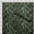 thumbnail image 4 of oneOone Silk Tabby Forest Green Fabric Abstracts Craft Projects Decor Fabric Printed By The Yard 42 Inch Wide, 4 of 4