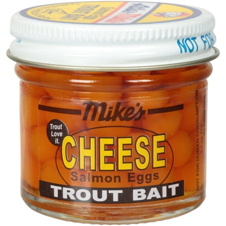 Atlas Mike s Salmon Eggs Trout Bait Cheese Scented Yellow
