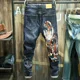 thumbnail image 3 of Pantalones vaqueros ajustados para hombre con estampado, pantalones vaqueros para hombre, pantalones ajustados con gráficos, ropa de calle Y2k, pantalones vaqueros apilados elegantes e informales, 3 of 4