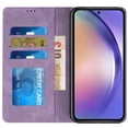 thumbnail image 2 of Leather Folio Wallet Case for Samsung Galaxy S25 - Purple, 2 of 5