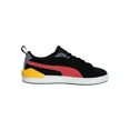thumbnail image 3 of PU & MA Men's Suede Bloc Trainers, Black, 3 of 6