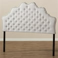 thumbnail image 5 of Bowery Hill Modern Fabric Tufted King Panel Headboard in Grayish Beige, 5 of 6