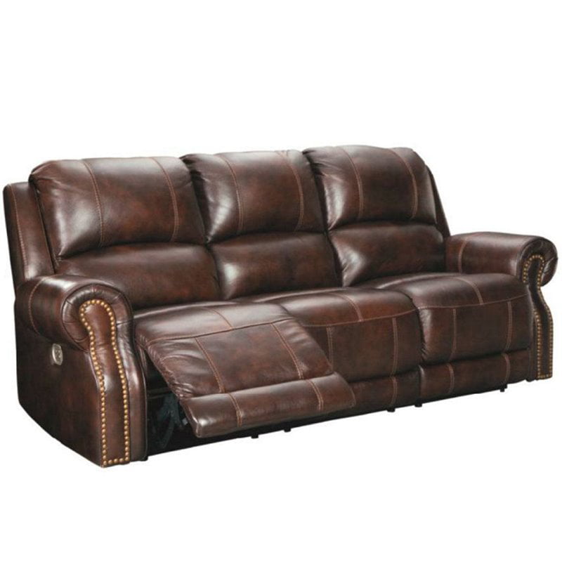 Ashley Leather Reclining Sofa, Best Quality Leather Reclining Sofas