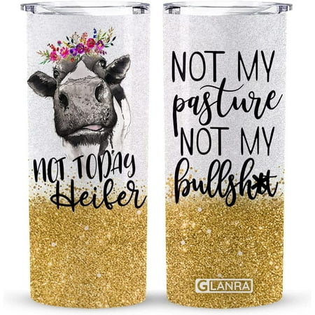 

Cow Cute Stainless Steel Skinny Tumbler Just A Girl Who Loves Cows Cow And Flower Coffee Cup Gifts For Women Gifts For Mom Birthday Vacuum Travel Mug Gift for Hot Cold Drinks